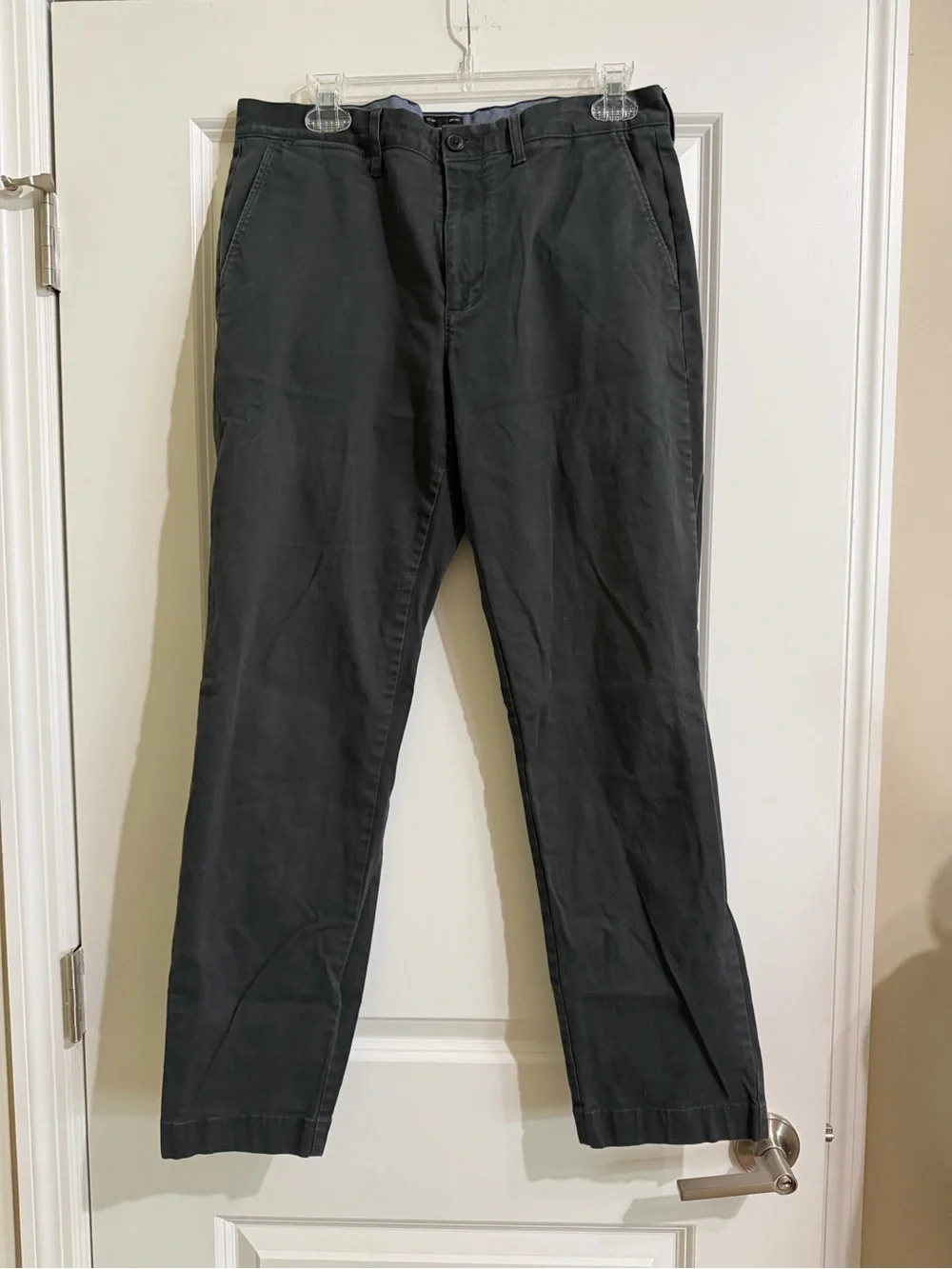 J.Crew 770 Straight Fit Stretch Chino Pants Faded Black 32x30